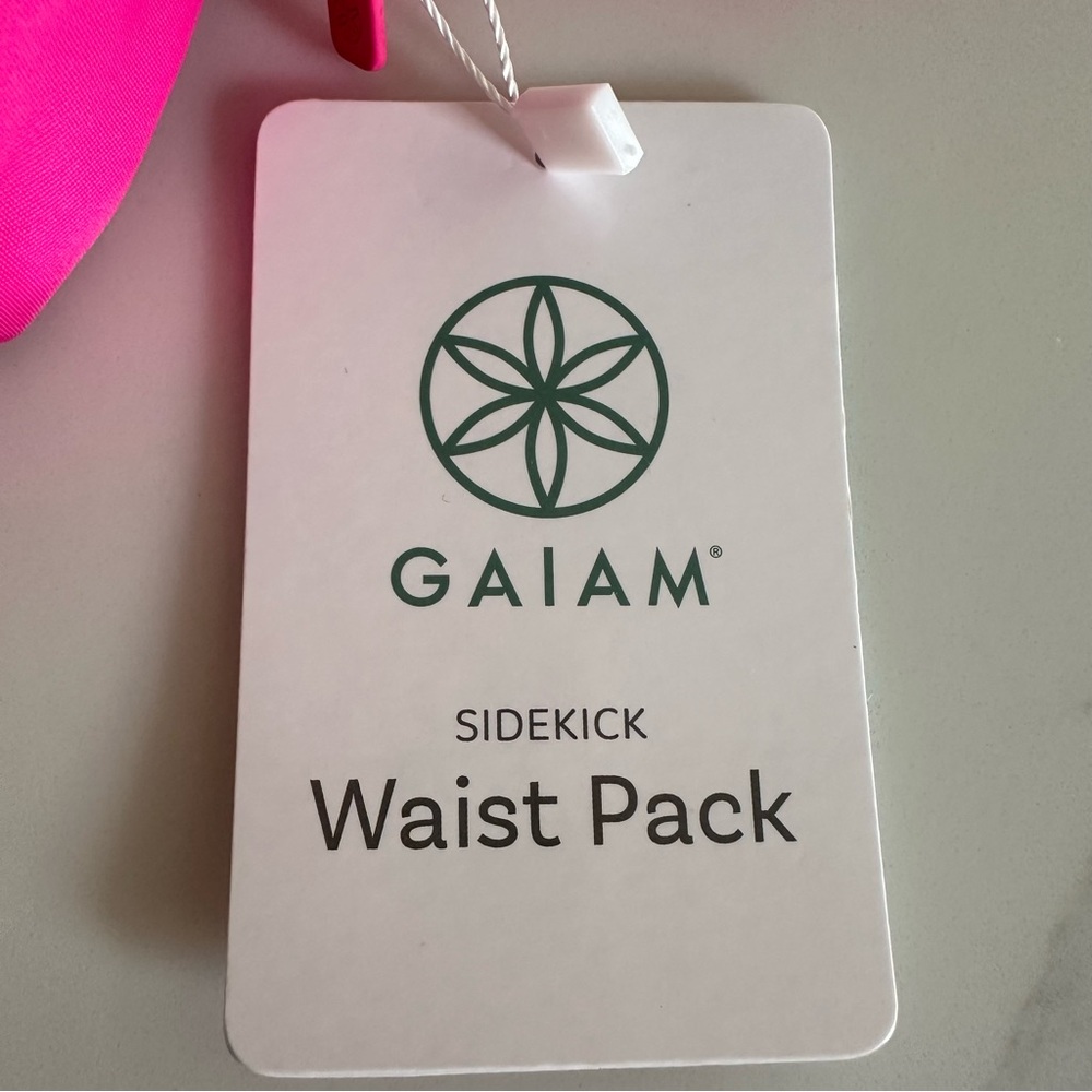 NWT GAIAM Side Kick Waist Pack - Hot Pink - Picture 9 of 10